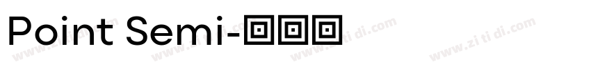 Point Semi字体转换